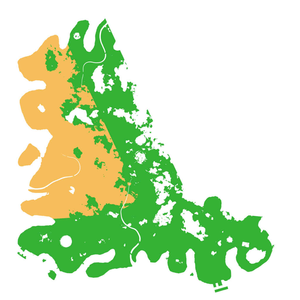 Biome Rust Map: Procedural Map, Size: 4500, Seed: 807506534
