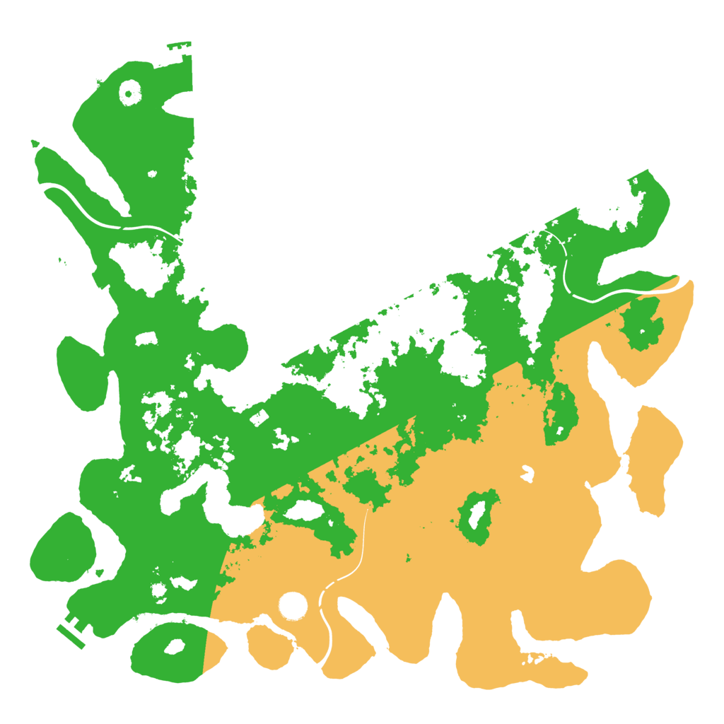 Biome Rust Map: Procedural Map, Size: 4450, Seed: 37754