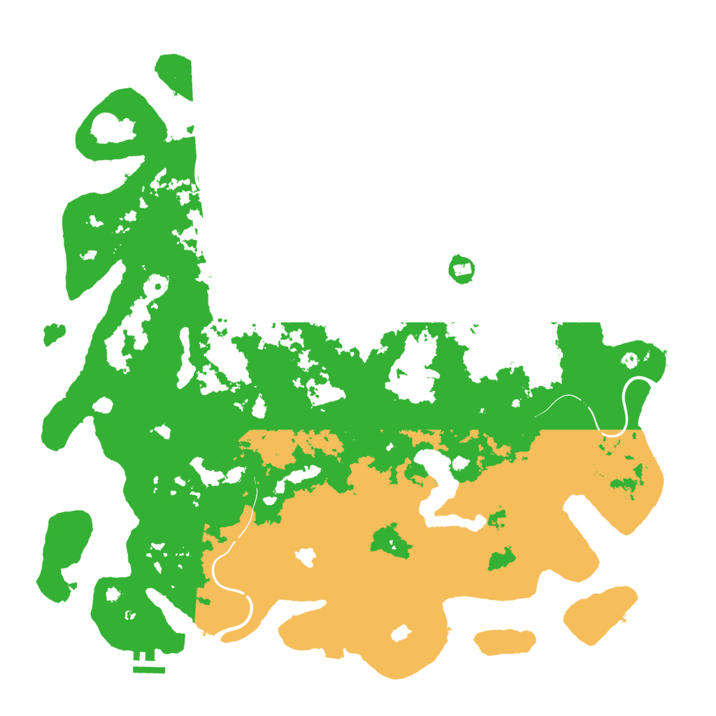 Biome Rust Map: Procedural Map, Size: 4500, Seed: 1879193049