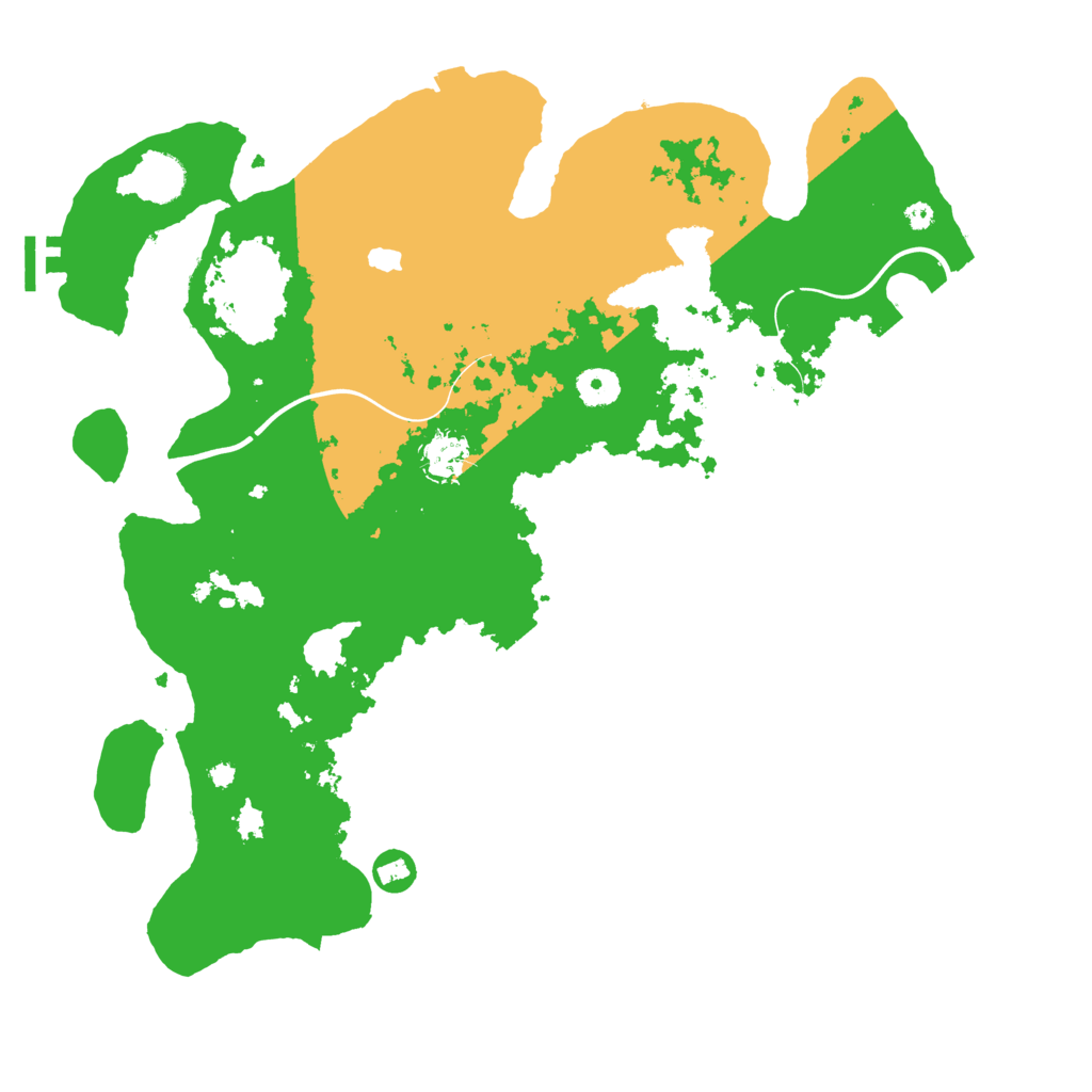 Biome Rust Map: Procedural Map, Size: 4000, Seed: 136968999