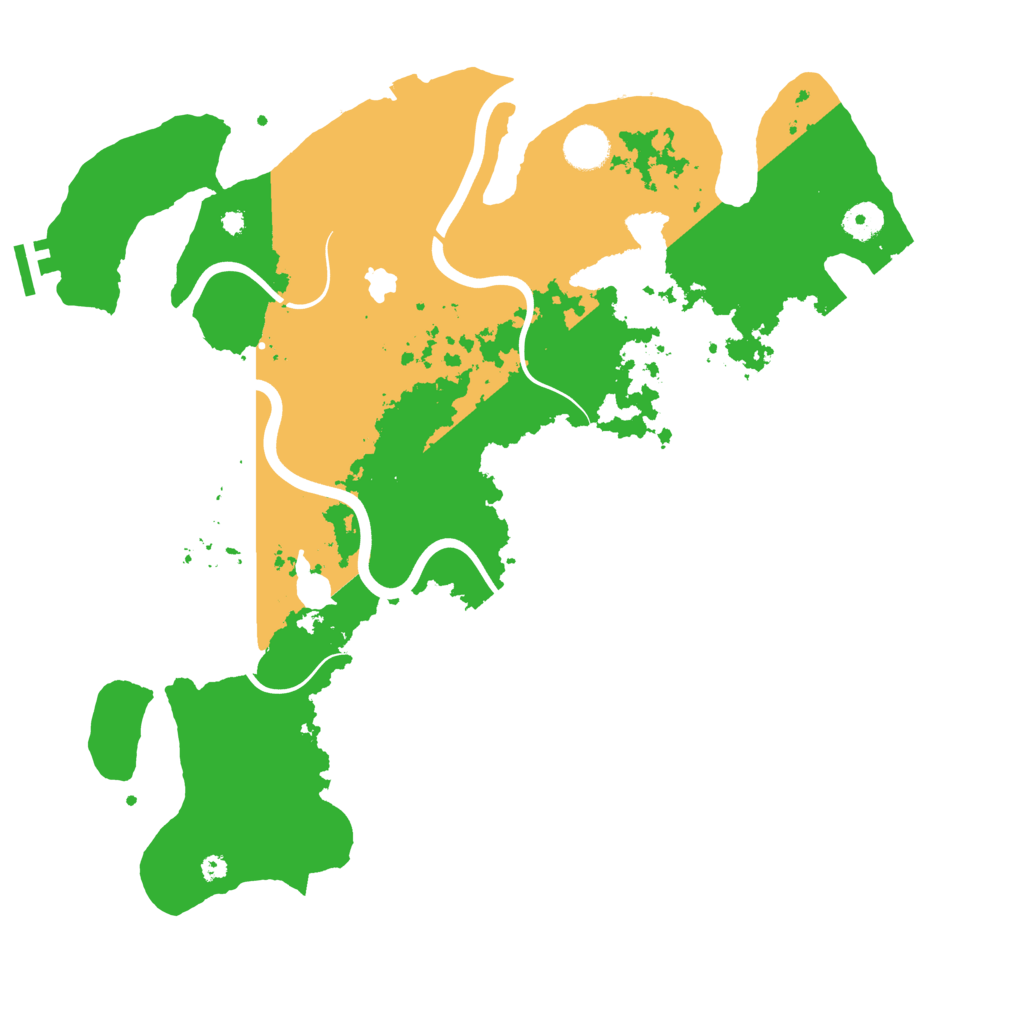 Biome Rust Map: Procedural Map, Size: 4000, Seed: 136968999