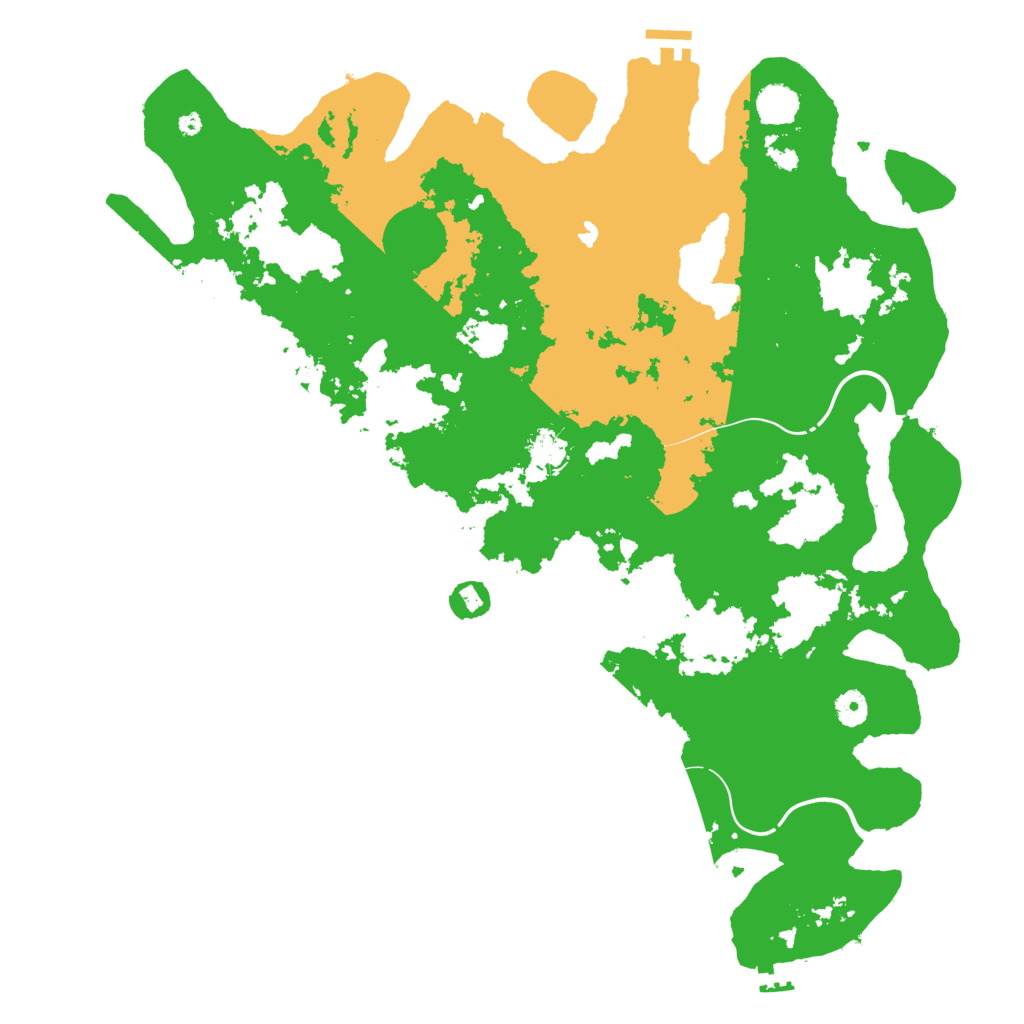 Biome Rust Map: Procedural Map, Size: 4500, Seed: 1787705117