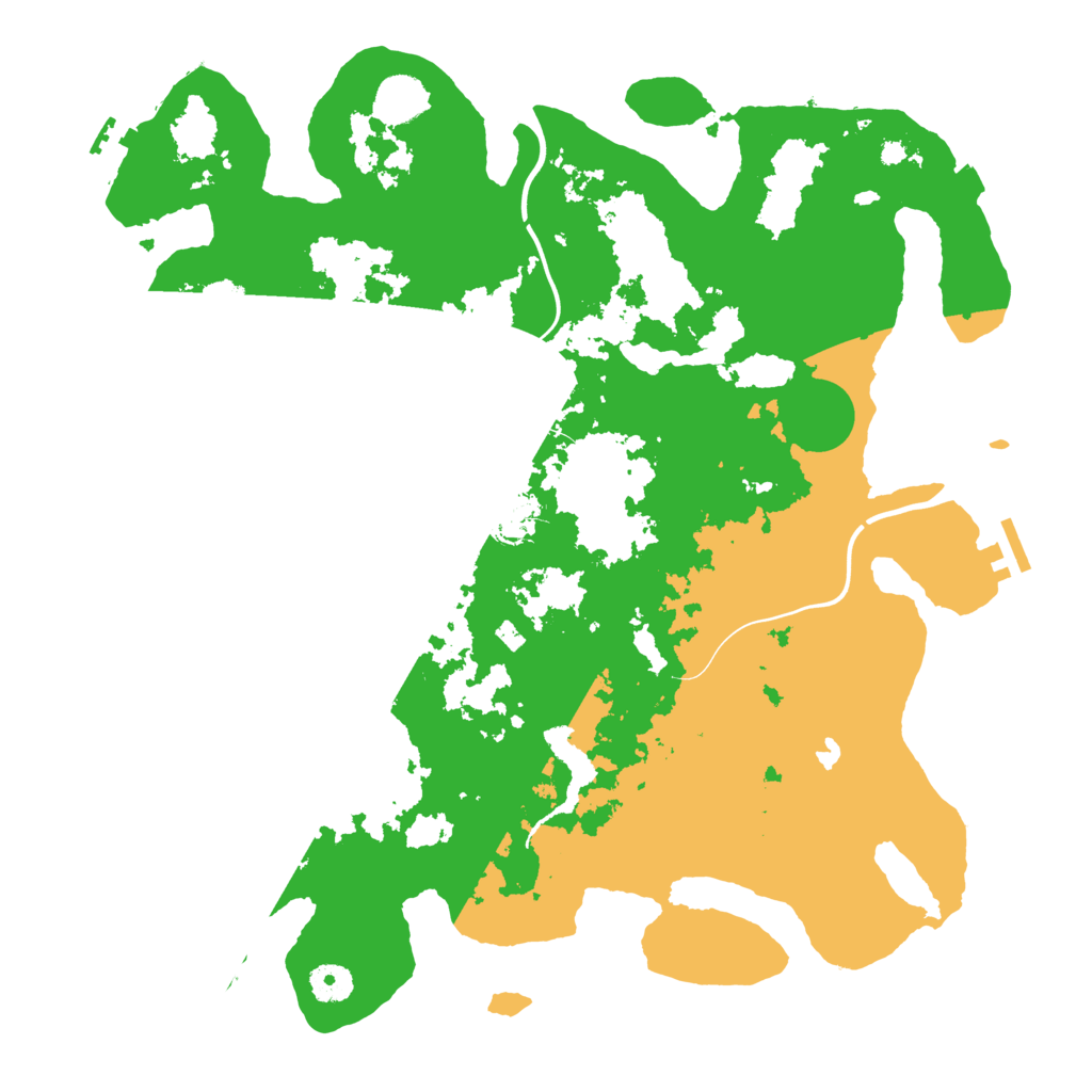 Biome Rust Map: Procedural Map, Size: 4000, Seed: 28316614