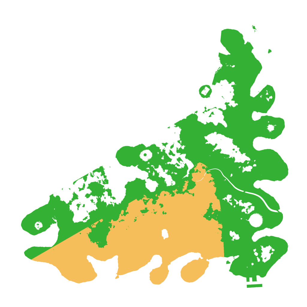 Biome Rust Map: Procedural Map, Size: 4000, Seed: 52062