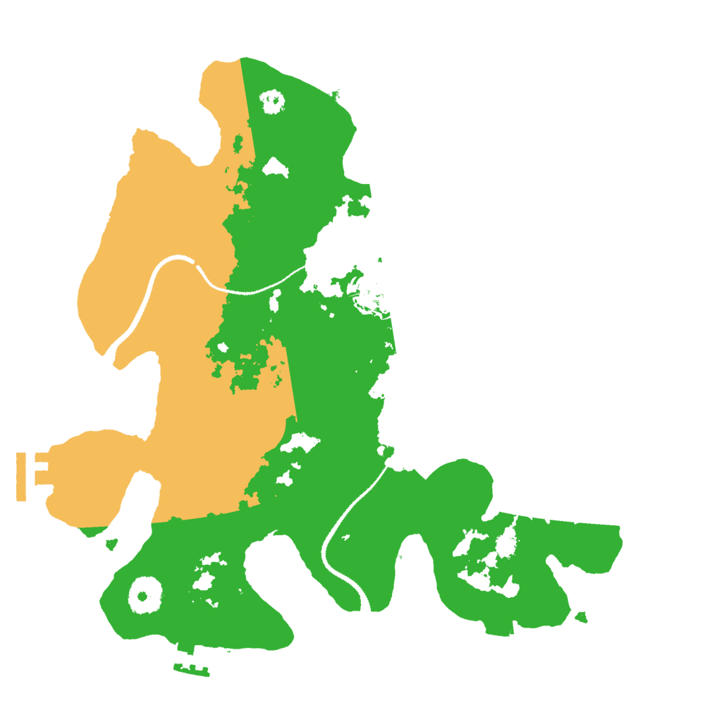 Biome Rust Map: Procedural Map, Size: 3000, Seed: 1595645754