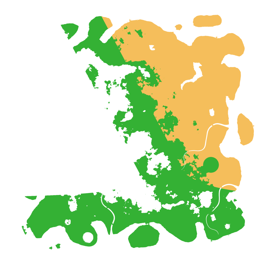 Biome Rust Map: Procedural Map, Size: 4500, Seed: 530085708