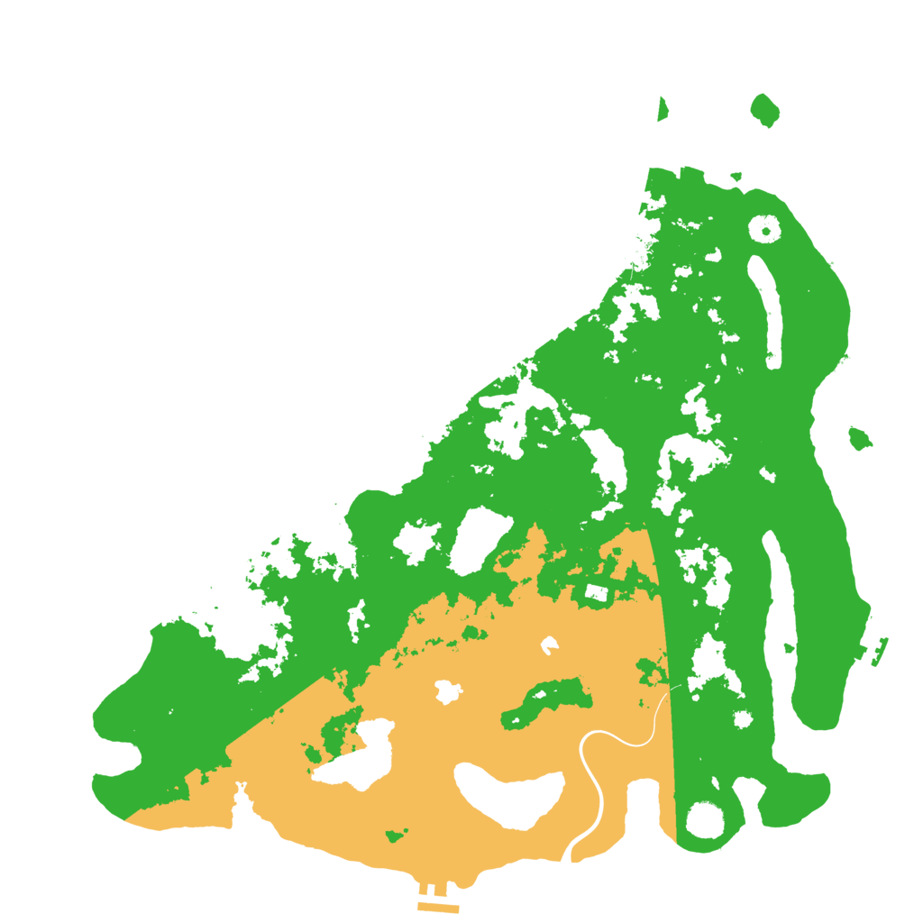 Biome Rust Map: Procedural Map, Size: 4500, Seed: 241021