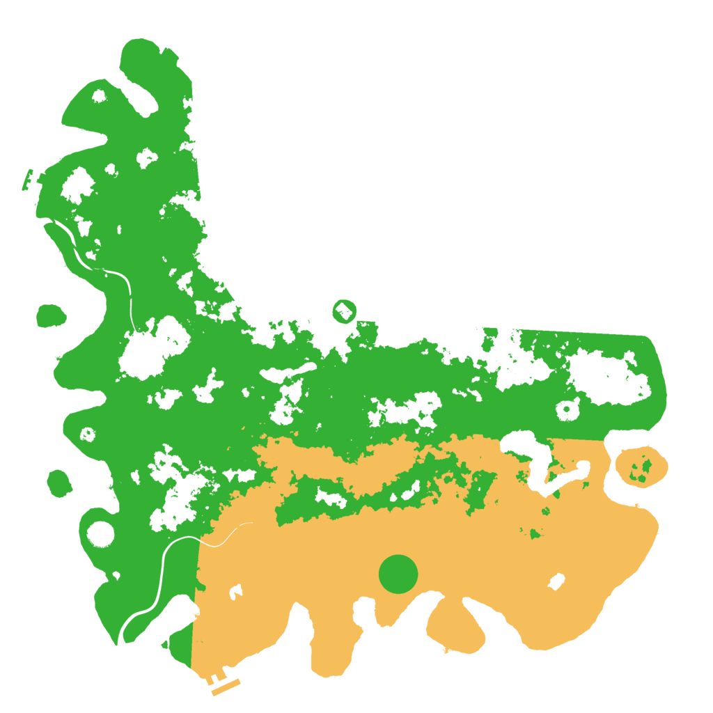 Biome Rust Map: Procedural Map, Size: 4800, Seed: 1429342527