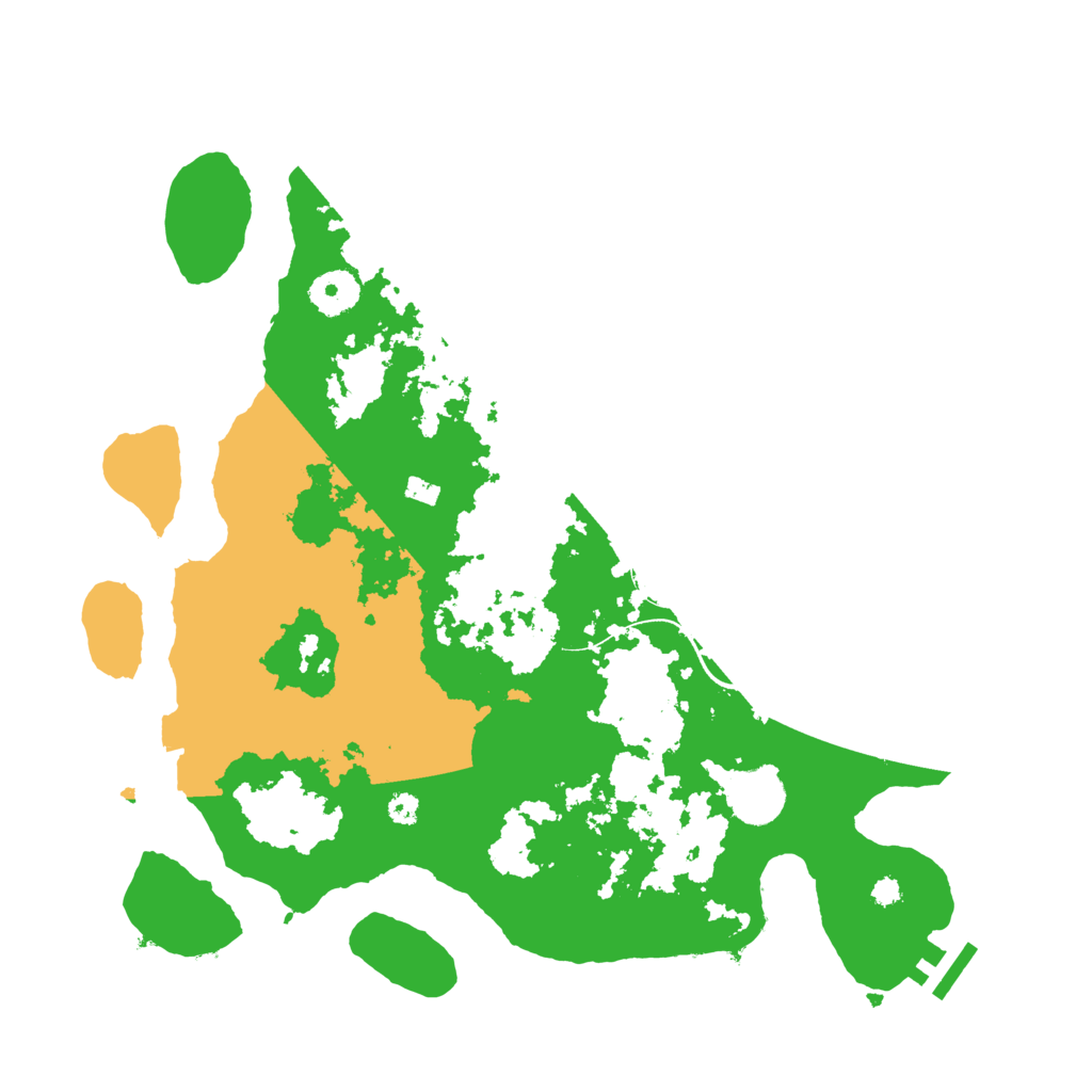 Biome Rust Map: Procedural Map, Size: 3500, Seed: 678983377