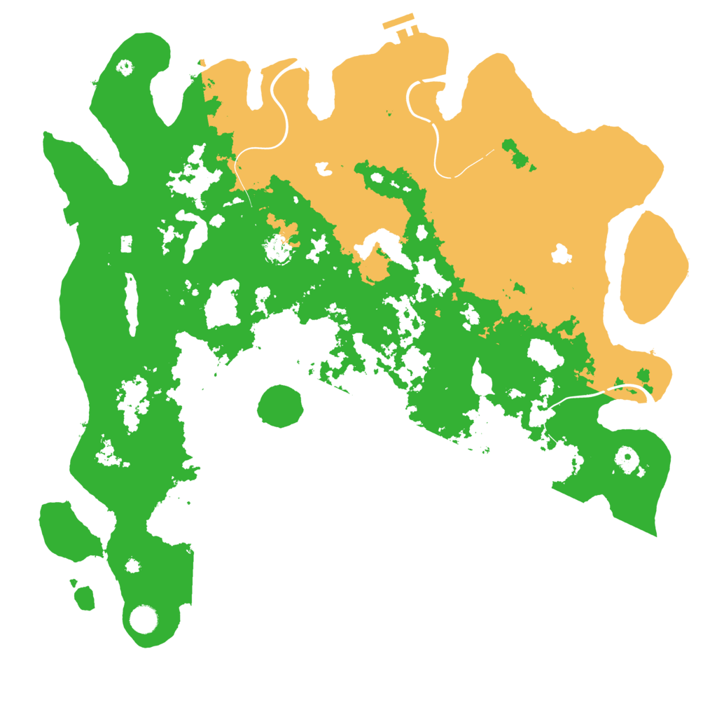 Biome Rust Map: Procedural Map, Size: 4500, Seed: 2107497953