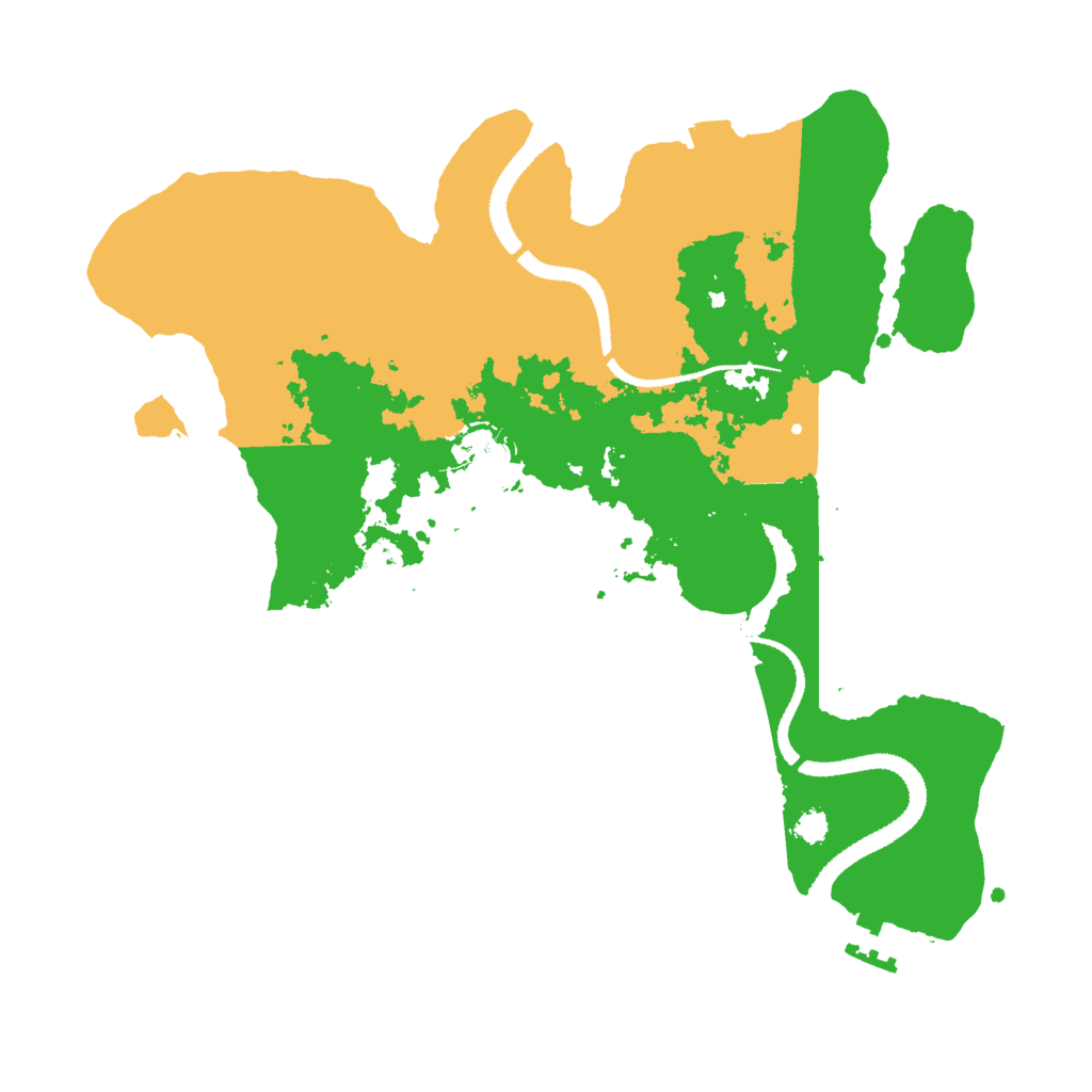 Biome Rust Map: Procedural Map, Size: 3000, Seed: 1786862595