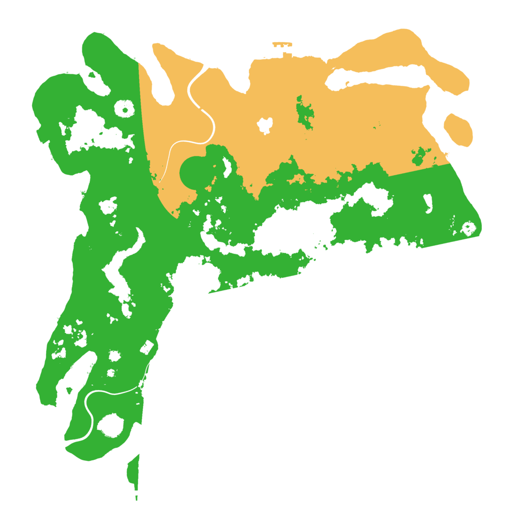 Biome Rust Map: Procedural Map, Size: 4000, Seed: 1843952257