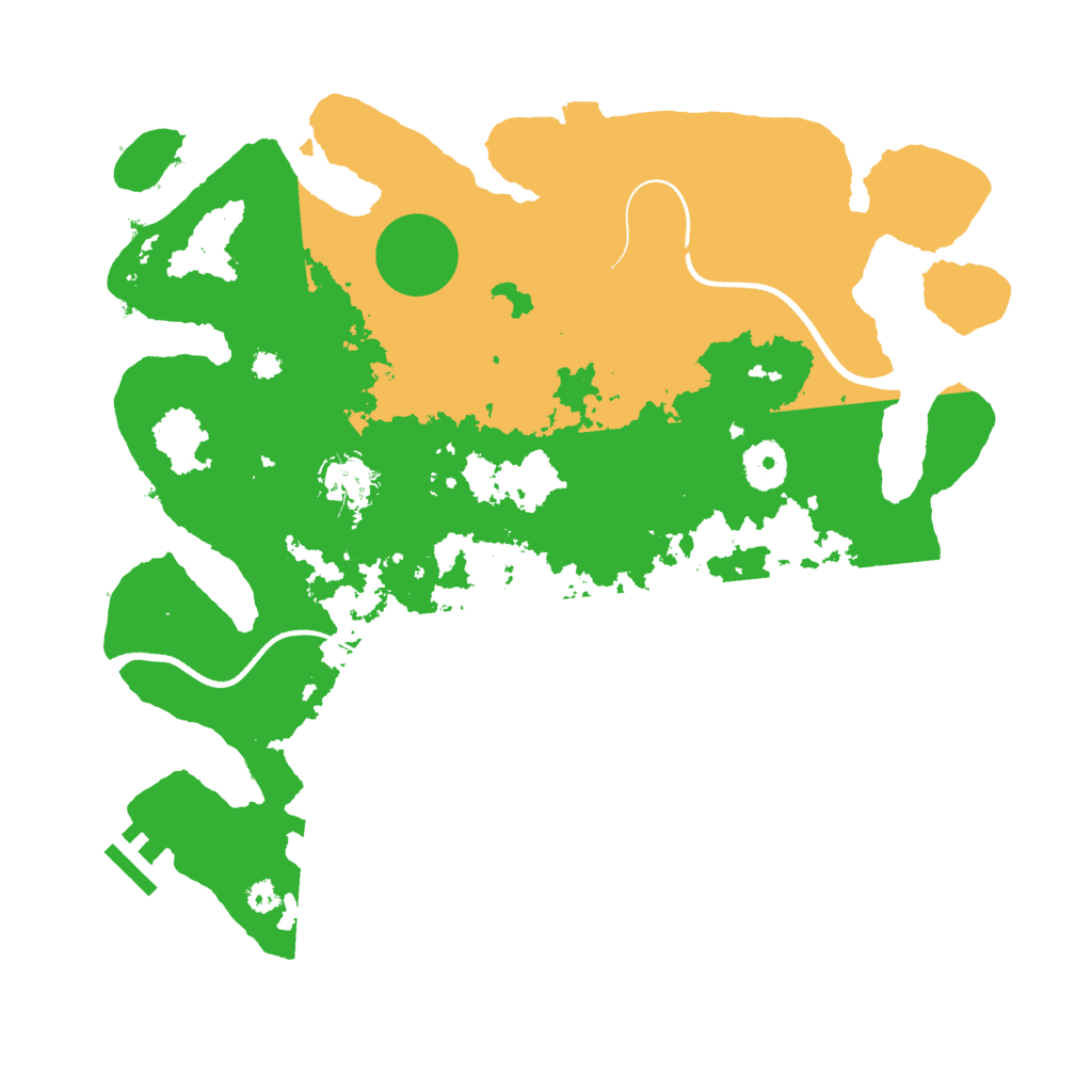 Biome Rust Map: Procedural Map, Size: 3500, Seed: 19577732