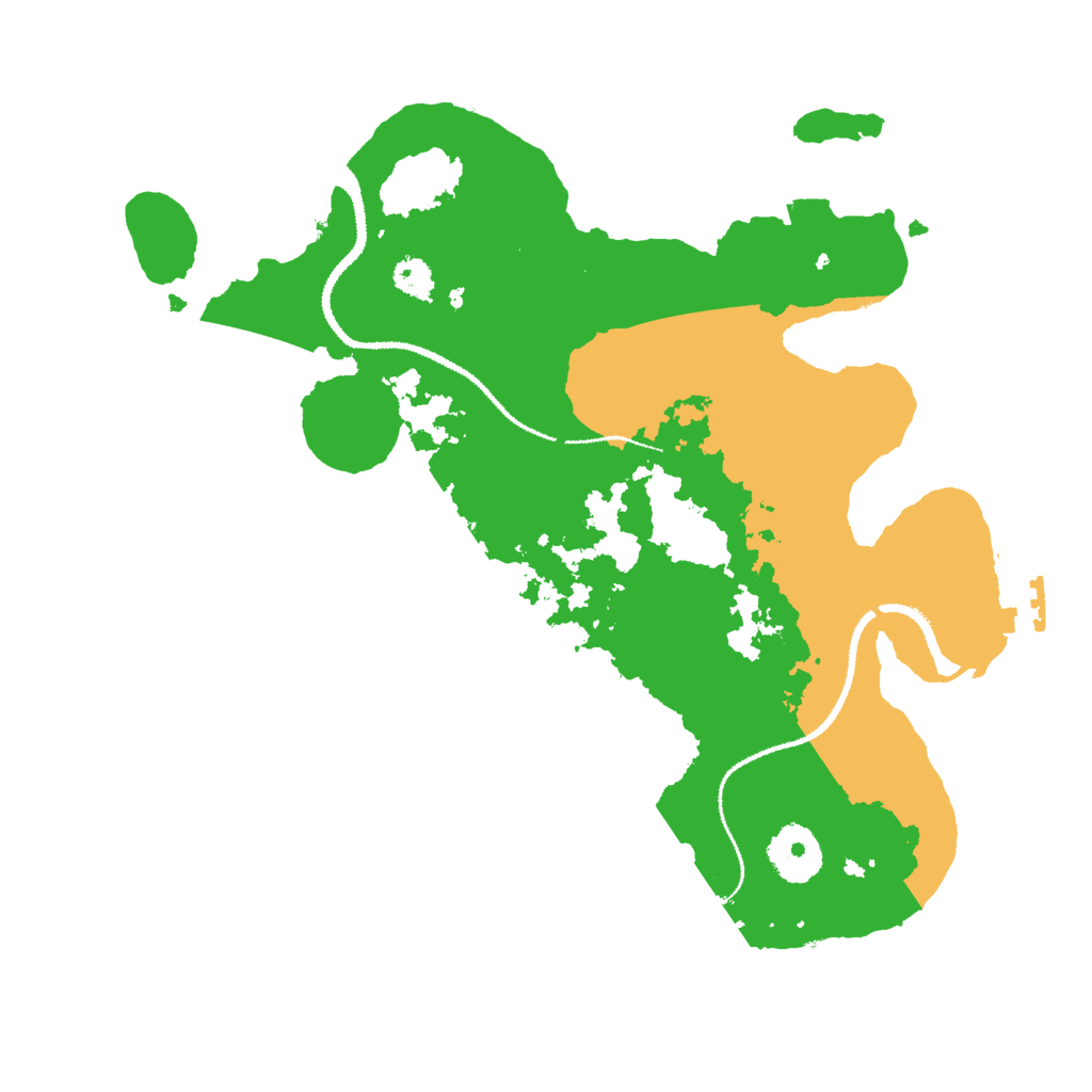 Biome Rust Map: Procedural Map, Size: 3000, Seed: 31094234
