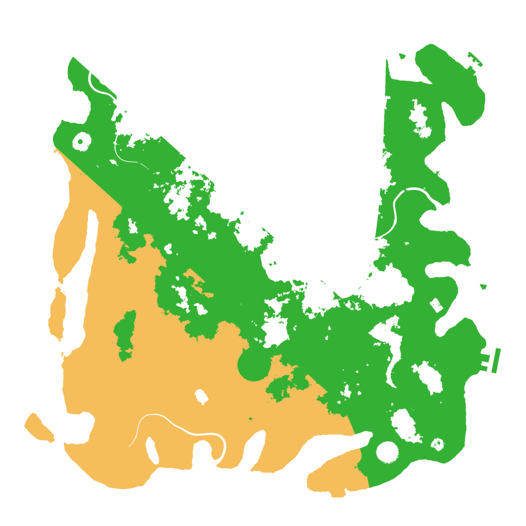 Biome Rust Map: Procedural Map, Size: 4250, Seed: 39710