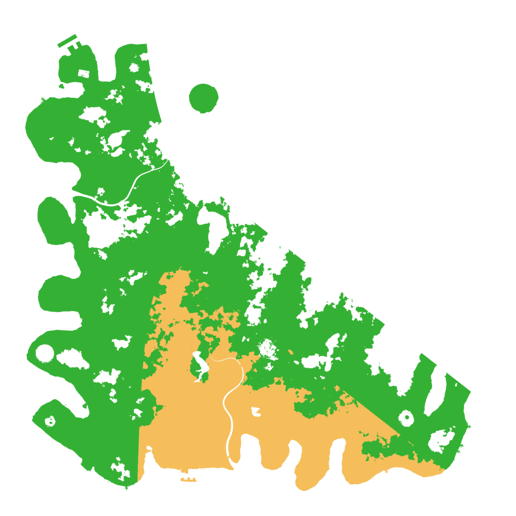 Biome Rust Map: Procedural Map, Size: 5000, Seed: 1194316994