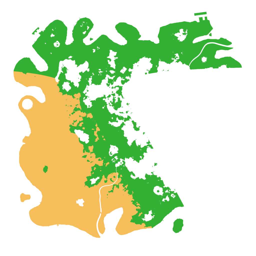 Biome Rust Map: Procedural Map, Size: 4200, Seed: 1297860792