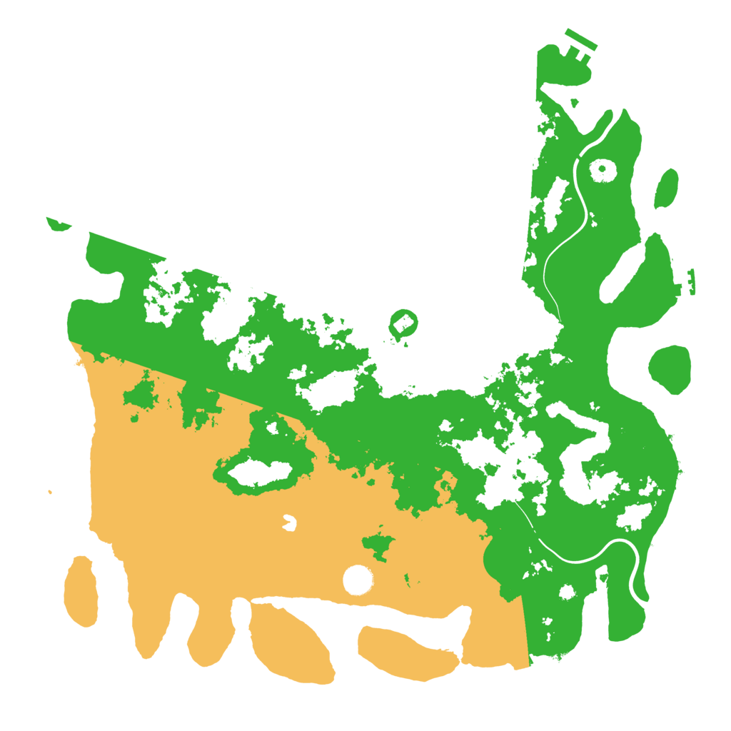 Biome Rust Map: Procedural Map, Size: 4250, Seed: 980451749