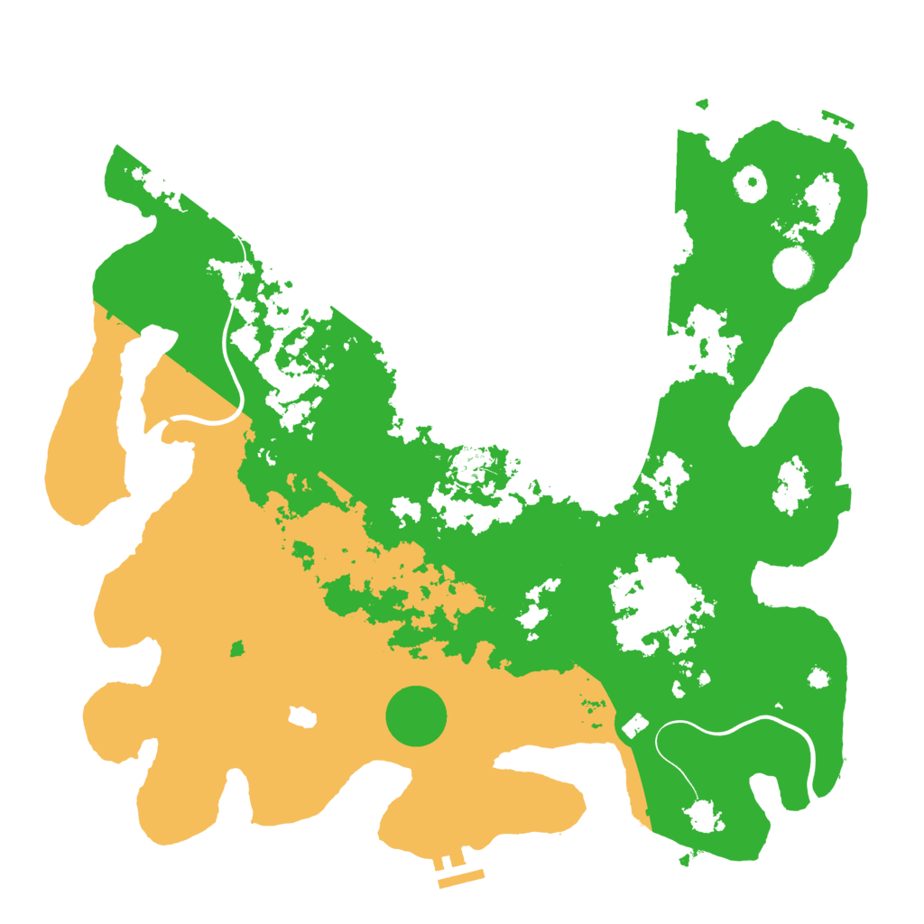 Biome Rust Map: Procedural Map, Size: 4000, Seed: 381903165