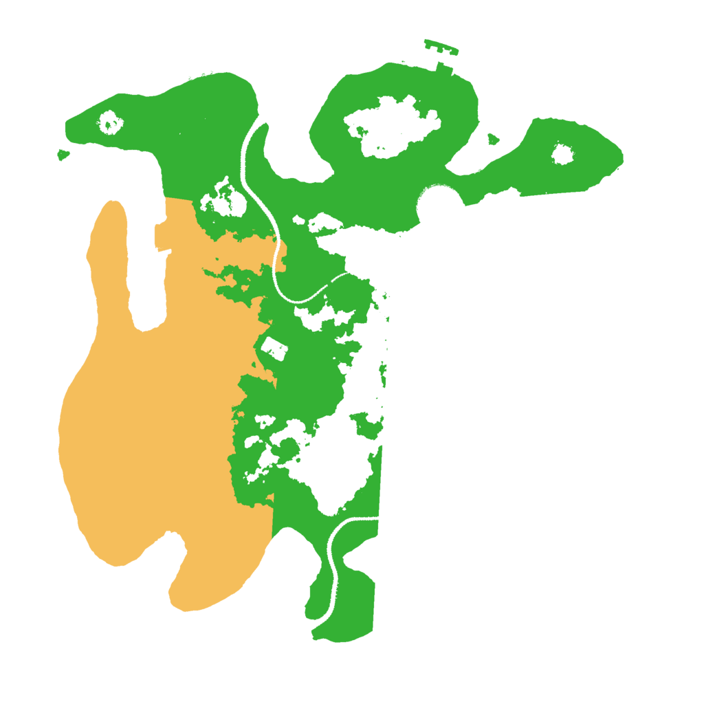 Biome Rust Map: Procedural Map, Size: 3000, Seed: 456456456
