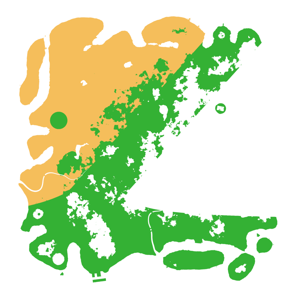 Biome Rust Map: Procedural Map, Size: 4500, Seed: 659905043