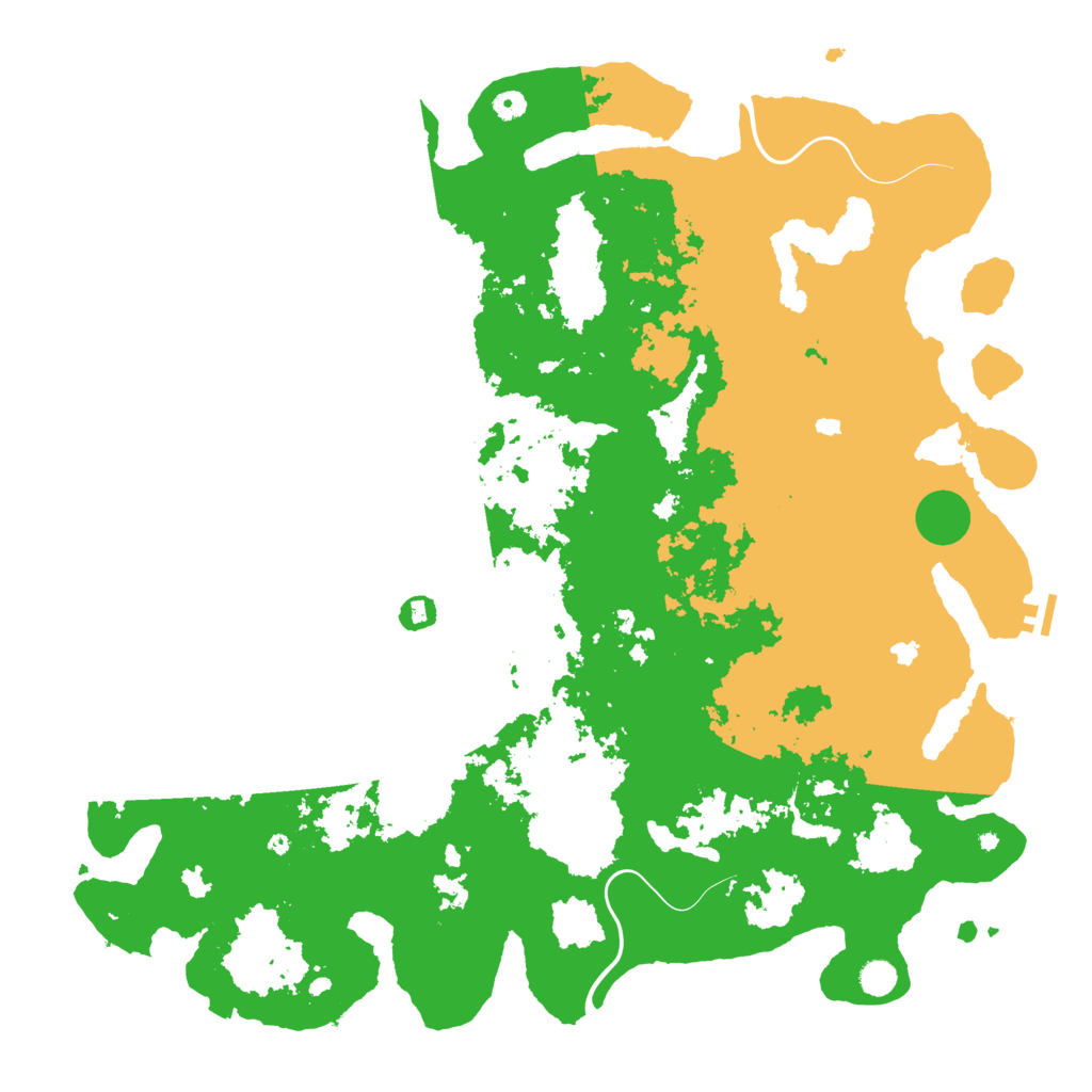Biome Rust Map: Procedural Map, Size: 5250, Seed: 144087984