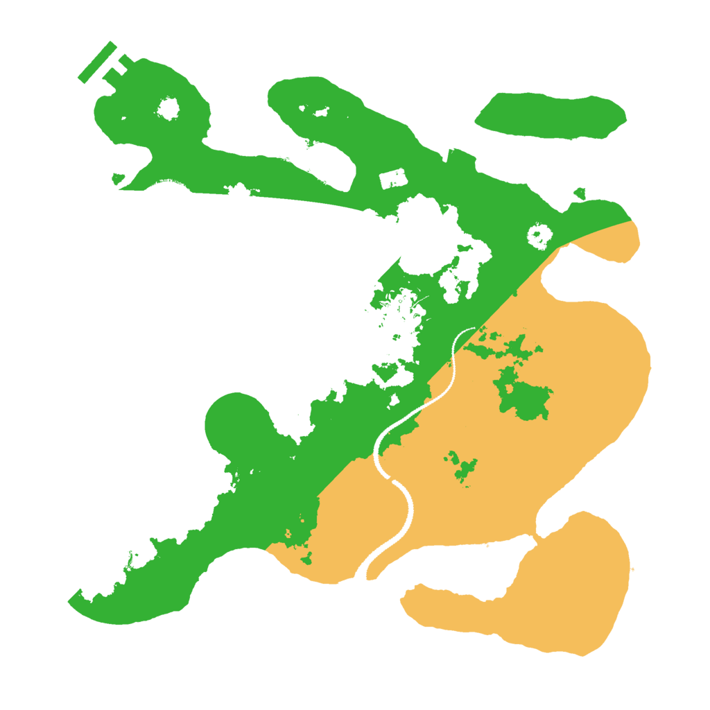 Biome Rust Map: Procedural Map, Size: 2900, Seed: 1205848807