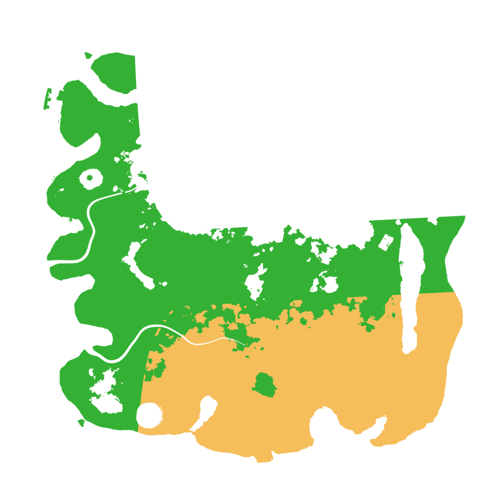 Biome Rust Map: Procedural Map, Size: 3500, Seed: 1353564589