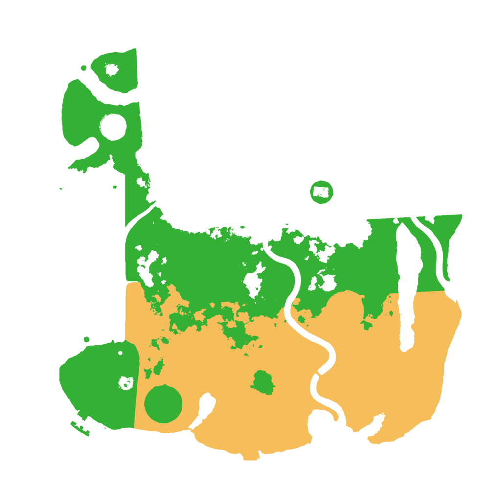 Biome Rust Map: Procedural Map, Size: 3500, Seed: 1353564589