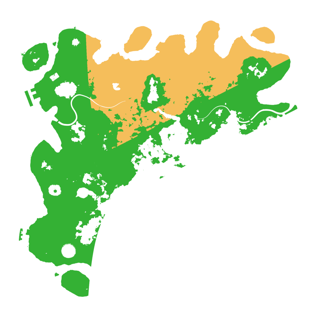 Biome Rust Map: Procedural Map, Size: 4000, Seed: 193898007