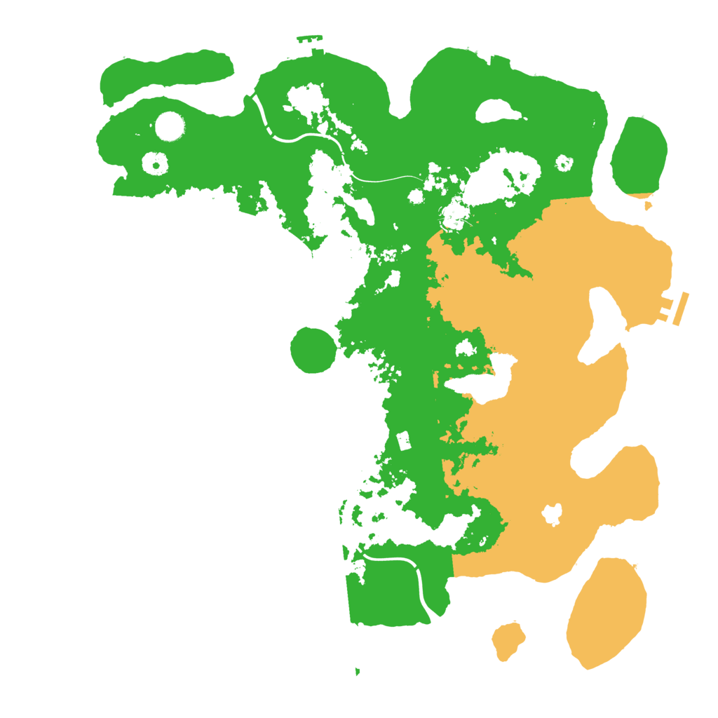 Biome Rust Map: Procedural Map, Size: 4250, Seed: 469502