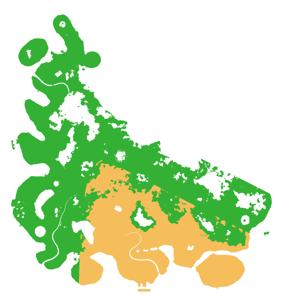 Biome Rust Map: Procedural Map, Size: 4800, Seed: 778850386