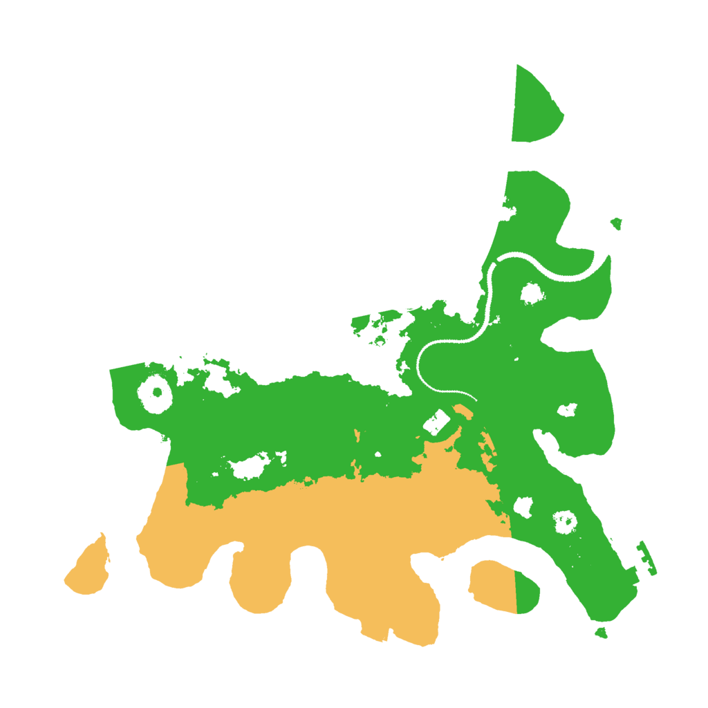 Biome Rust Map: Procedural Map, Size: 3000, Seed: 9554597