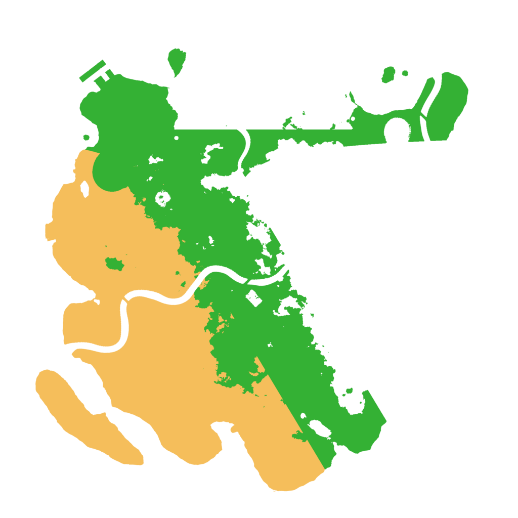 Biome Rust Map: Procedural Map, Size: 3500, Seed: 1520383105