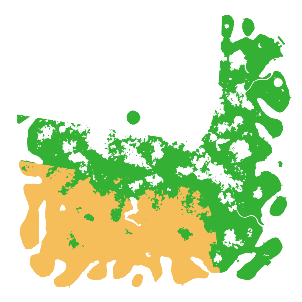 Biome Rust Map: Procedural Map, Size: 6000, Seed: 592813065