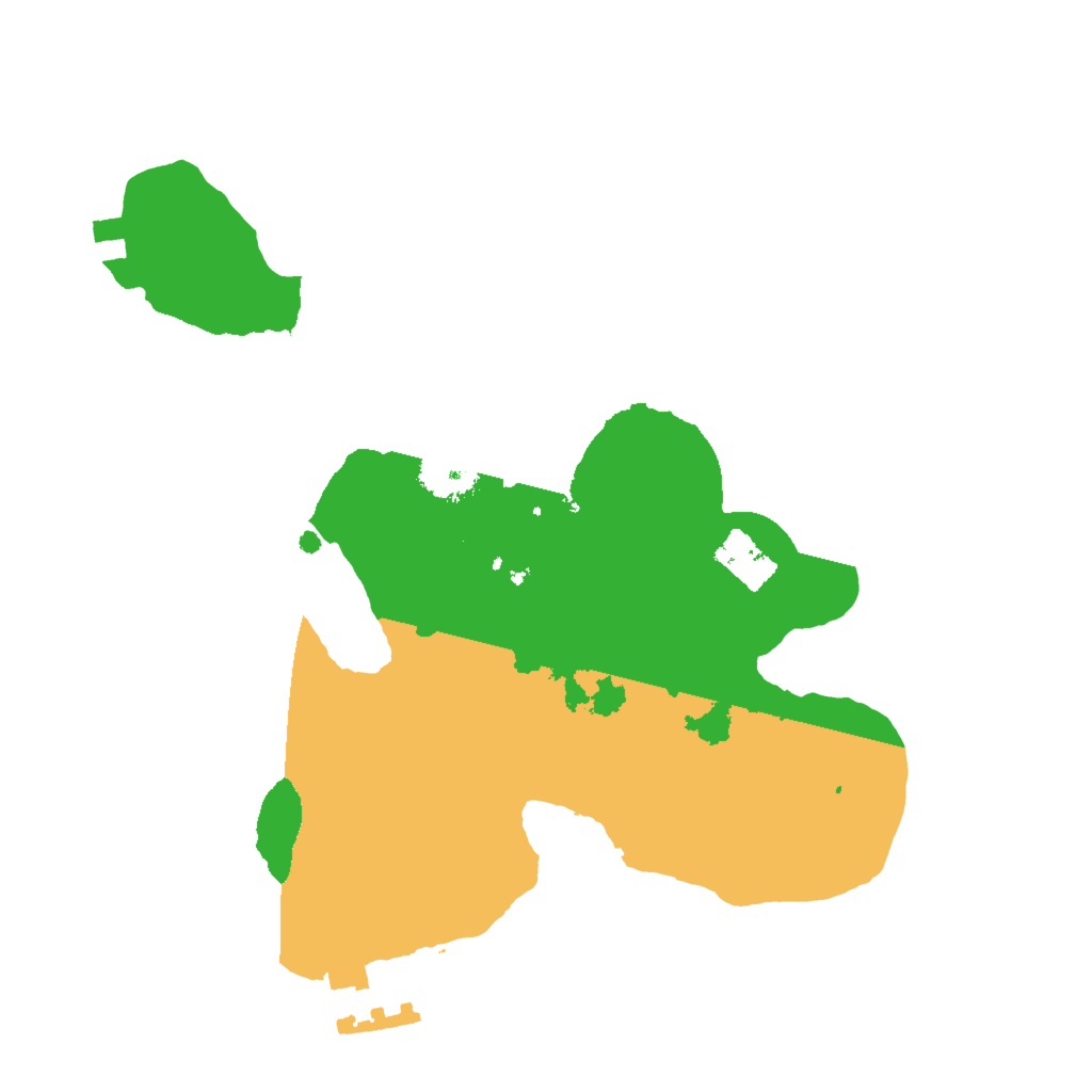 Biome Rust Map: Procedural Map, Size: 2000, Seed: 187315037