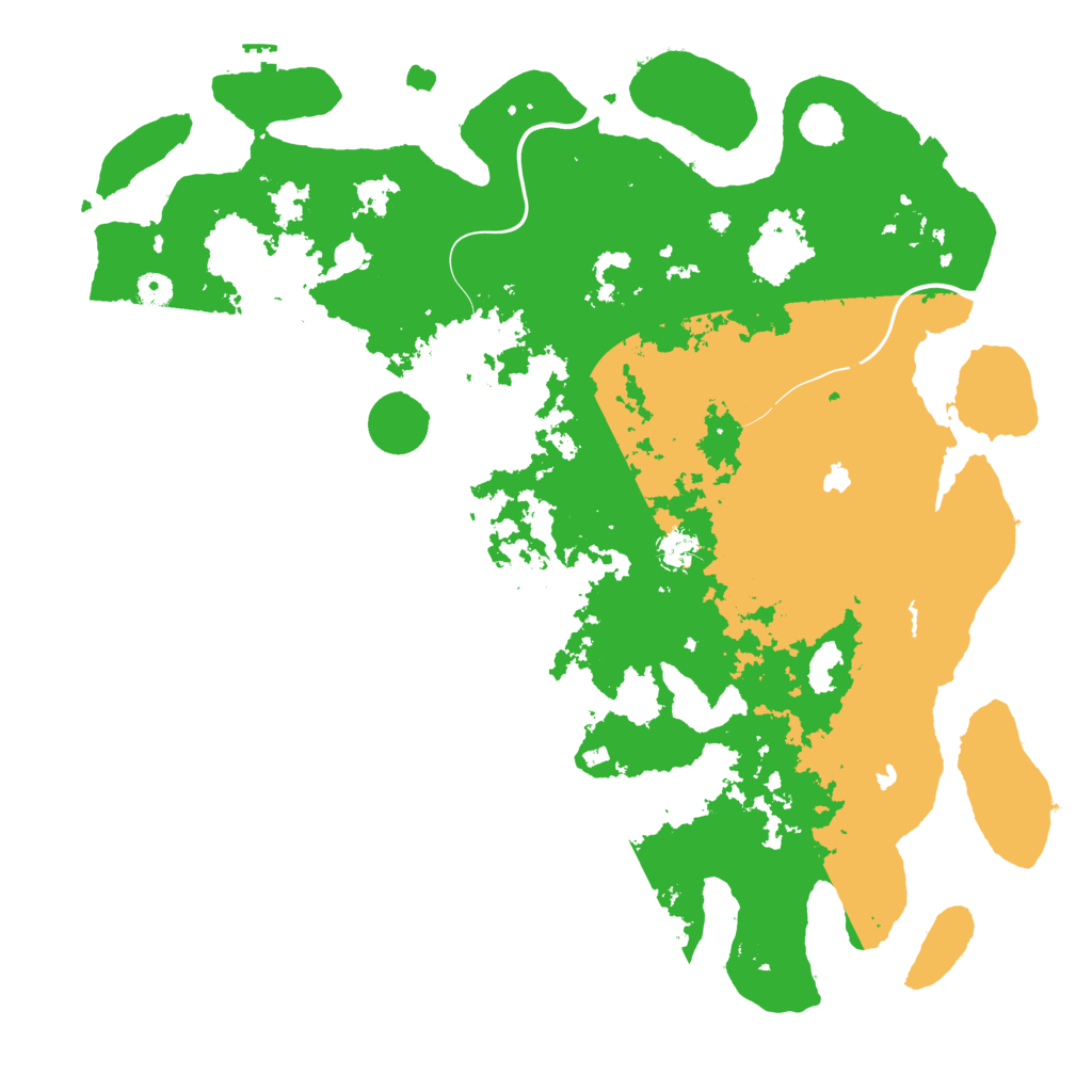 Biome Rust Map: Procedural Map, Size: 4800, Seed: 1335142071