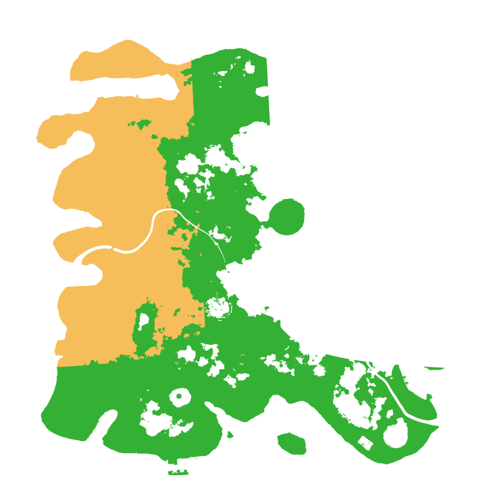 Biome Rust Map: Procedural Map, Size: 3800, Seed: 5819