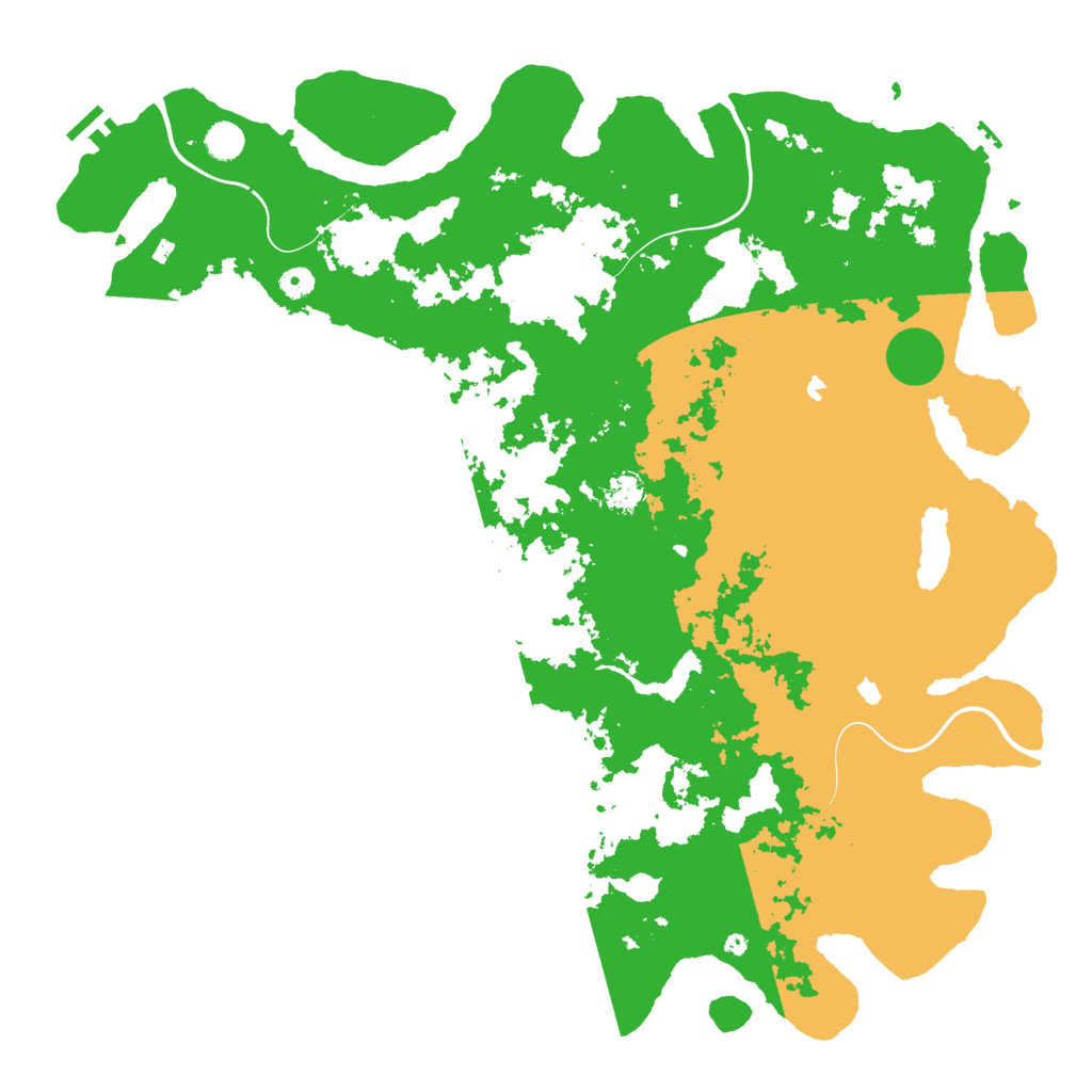 Biome Rust Map: Procedural Map, Size: 5000, Seed: 86747