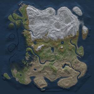 Thumbnail Rust Map: Procedural Map, Size: 4250, Seed: 1504523105, 17 Monuments