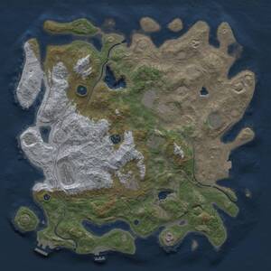 Thumbnail Rust Map: Procedural Map, Size: 4250, Seed: 1145144115, 15 Monuments