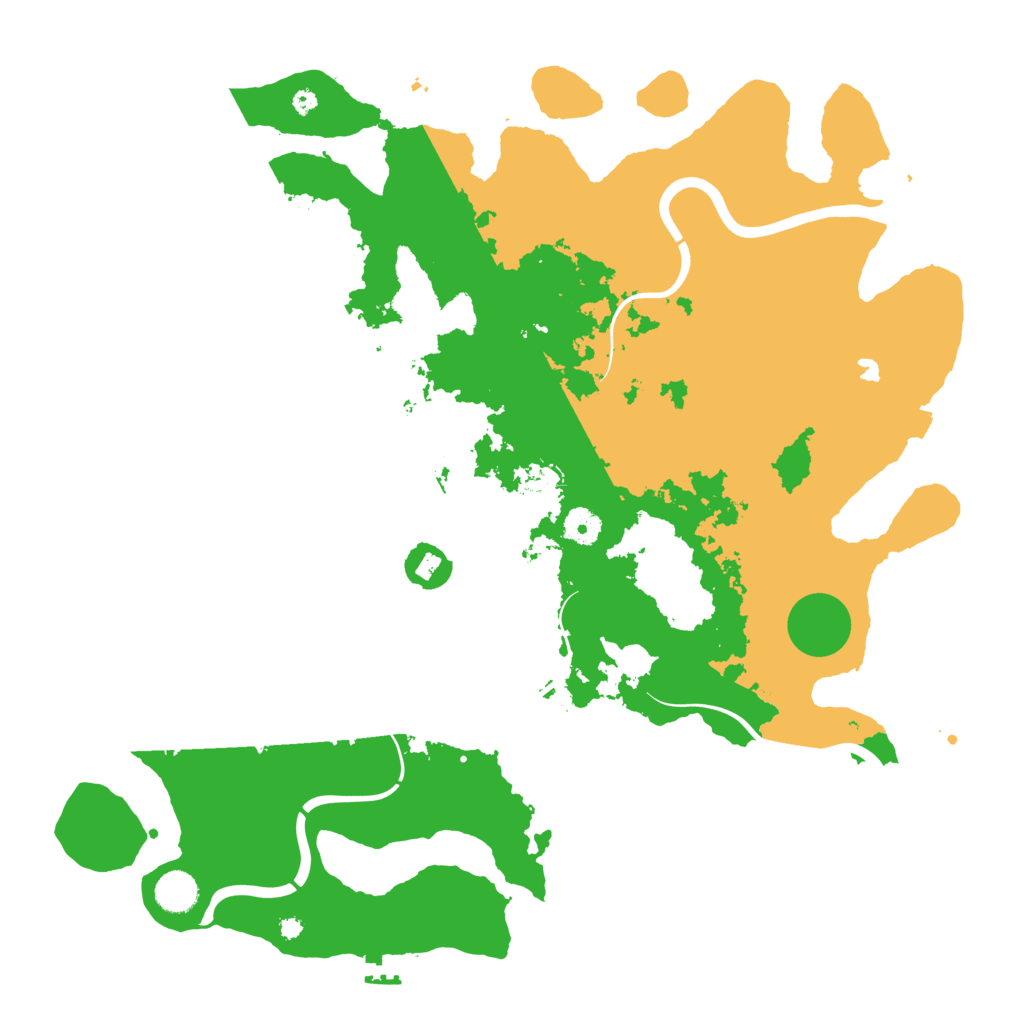 Biome Rust Map: Procedural Map, Size: 4250, Seed: 1145144115