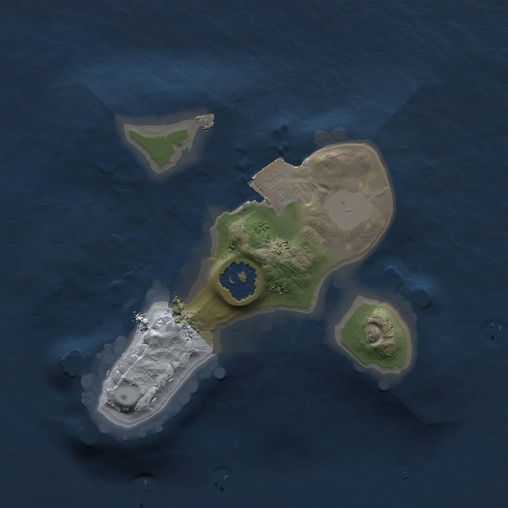 Rust Map: Procedural Map, Size: 1400, Seed: 1088604773, 1 Monuments