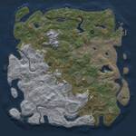 Thumbnail Rust Map: Procedural Map, Size: 5000, Seed: 465435643, 17 Monuments