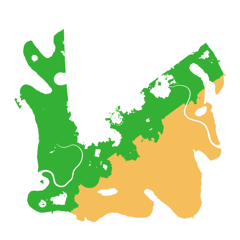 Biome Rust Map: Procedural Map, Size: 3300, Seed: 627437620