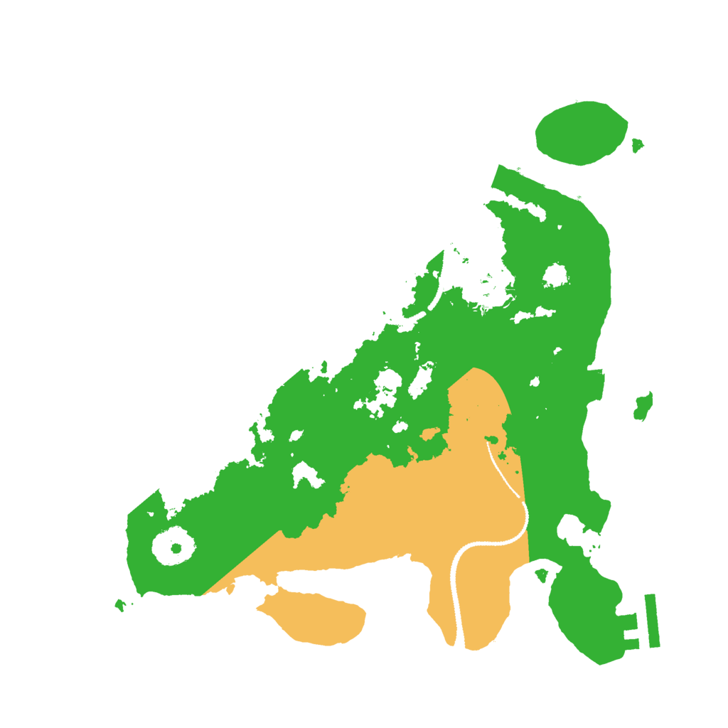 Biome Rust Map: Procedural Map, Size: 2750, Seed: 1298880450