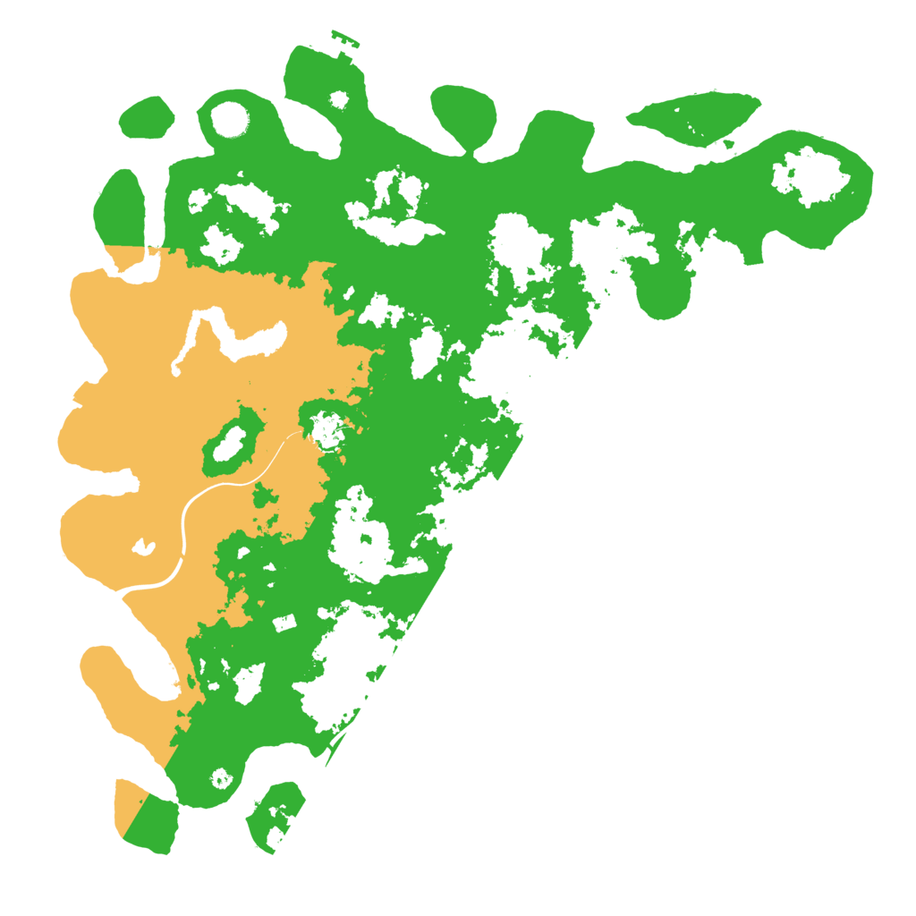 Biome Rust Map: Procedural Map, Size: 4500, Seed: 66669420