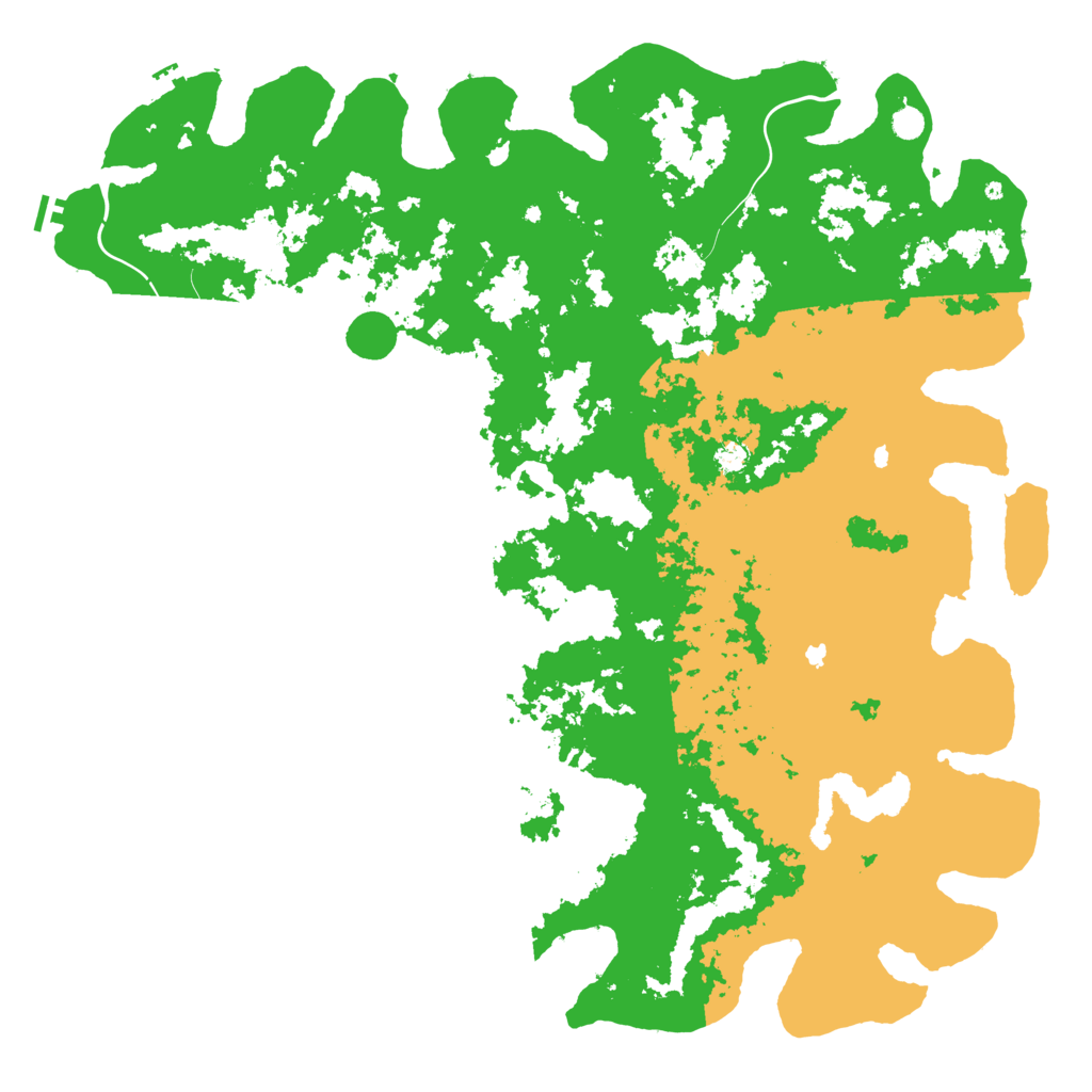 Biome Rust Map: Procedural Map, Size: 6000, Seed: 717274344
