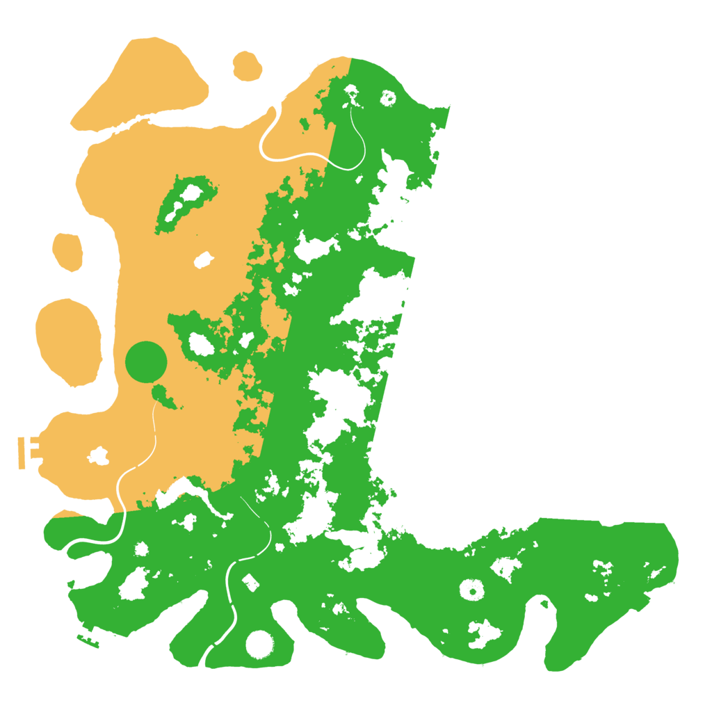 Biome Rust Map: Procedural Map, Size: 4500, Seed: 1040957084