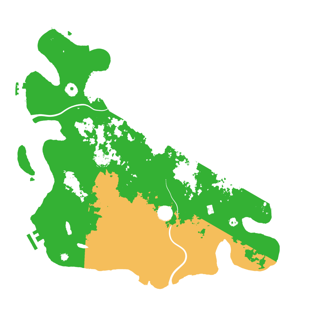 Biome Rust Map: Procedural Map, Size: 3700, Seed: 287943915
